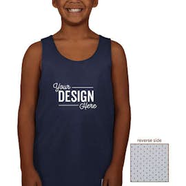 Canada - ATC Youth Mesh Reversible Tank - Color: True Navy / White