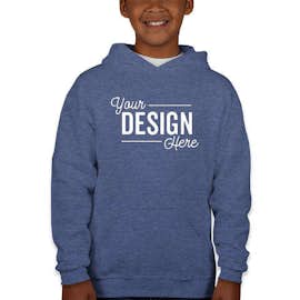 Jerzees Youth Nublend 50/50 Pullover Hoodie - Color: Vintage Heather Blue