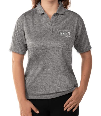 Custom Reebok Women S Heather Performance Polo Design Women S Polo Shirts Online At Customink Com