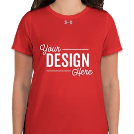 Under Armour Women's Locker Performance Shirt 2.0 - Color: Red