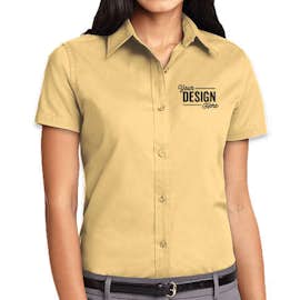 Port Authority Women's Short Sleeve Easy Care Shirt - Color: Yellow