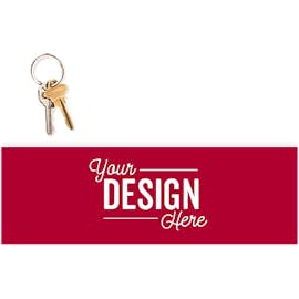 11.5 in. x 3.75 in. Rectangular Bumper Sticker - Color: Cardinal