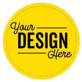 Full Color 3 in. Circle Magnet - Color: Yellow