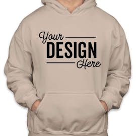 Gildan Midweight 50/50 Pullover Hoodie - Color: Sand