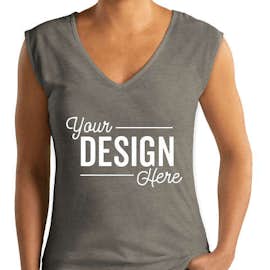 Next Level Women's Slim Fit Festival V-Neck Tank - Color: Ash
