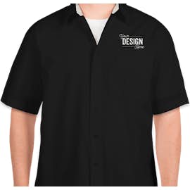Port Authority Short Sleeve Easy Care Shirt - Color: Black / Light Stone