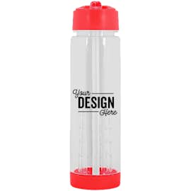 25 oz. Fruit Infuser Water Bottle - Color: Red