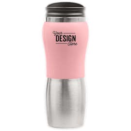14 oz. Maui Two-Tone Stainless Steel Tumbler - Color: Pink