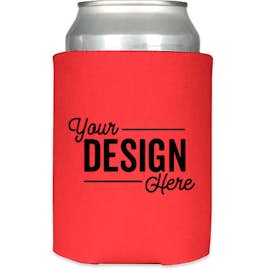 Full Color Photo Can Cooler - Color: Red