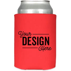 Full Color Photo Can Cooler - Color: Red
