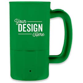 14 oz. Plastic Beverage Mug - Color: Kelly Green