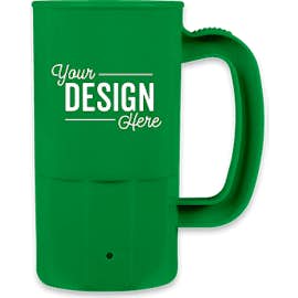 14 oz. Plastic Beverage Mug - Color: Kelly Green