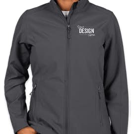 Port Authority Women's Core Fleece Lined Soft Shell Jacket - Color: Battleship Grey
