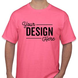 Canada - Gildan Ultra Cotton T-shirt - Color: Safety Pink