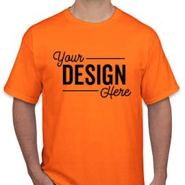 Canada - Gildan 100% Cotton T-shirt - Color: Safety Orange
