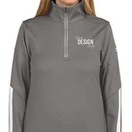 Under Armour Women's Qualifier Performance Quarter Zip - Color: Graphite / White