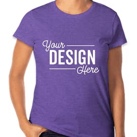 Anvil Women's Jersey T-shirt - Color: Heather Purple