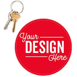 5.5 in. Circle Car Magnet - Color: Red
