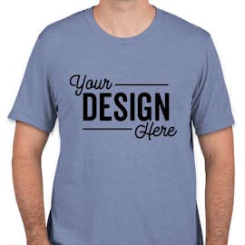 Canada - Bella + Canvas Tri-Blend T-shirt - Color: Blue Tri-Blend