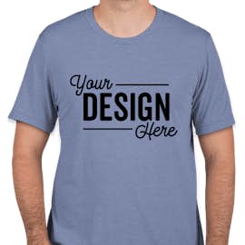 Canada - Bella + Canvas Tri-Blend T-shirt - Color: Blue Tri-Blend