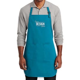 Port Authority Two-Pocket Full Length Apron - Color: Sapphire