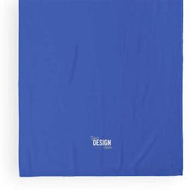 Lightweight Embroidered Beach Towel - Color: Royal Blue