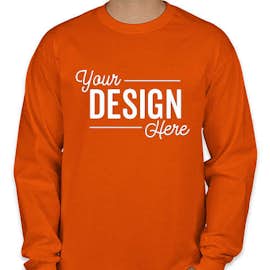 Canada - Gildan Ultra Cotton Long Sleeve T-shirt - Color: Orange