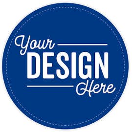 Full Color 4 in. Circle Magnet - Color: Royal Blue