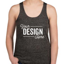 Alternative Apparel Women's Slim Fit Tri-Blend Racerback Tank - Color: Eco Black