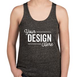 Alternative Apparel Women's Slim Fit Tri-Blend Racerback Tank - Color: Eco Black
