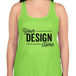 Sport-Tek Women's Competitor Performance Racerback Tank - Color: Lime Shock