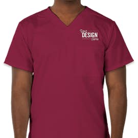 Cherokee Workwear Revolution One-Pocket Scrub Top - Color: Wine