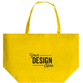 YaYa Non-Woven Shopper Tote - Color: Yellow