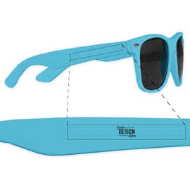 Matte Malibu Sunglasses - Color: Light Blue