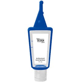 1 oz. Hand Sanitizer in Silicone Holder - Color: Blue