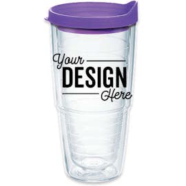 Tervis 24 oz. Classic Tumbler with Lid (Full Color Wrap Print) - Color: Purple