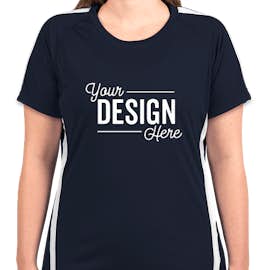 Canada - ATC Women's Competitor Colorblock Performance Shirt - Color: True Navy / White