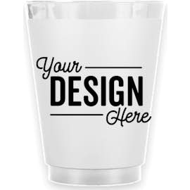 16 oz. Frosted Plastic Stadium Cup - Color: Pearl White