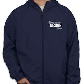 Sport-Tek Full Zip Hooded Jacket - Color: True Navy