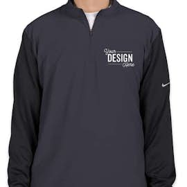 Nike Dri-FIT Lightweight Quarter Zip Pullover - Color: Midnight Navy / Dark Obsidian