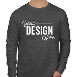 Canada - Bella + Canvas Long Sleeve Jersey T-shirt - Color: Deep Heather