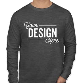 Canada - Bella + Canvas Long Sleeve Jersey T-shirt - Color: Deep Heather