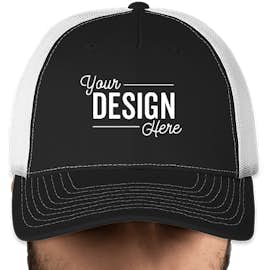 Canada - Richardson Five-Panel Snapback Trucker Hat - Color: Black / White