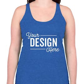 Bella + Canvas Women's Tri-Blend Racerback Tank - Color: True Royal Tri-Blend