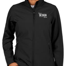 Port Authority Women's Core Fleece Lined Soft Shell Jacket - Color: Black