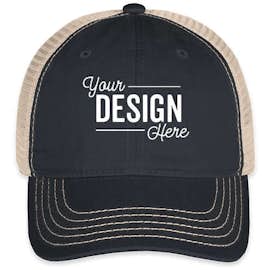 District Super Soft Trucker Hat - Color: New Navy / Stone