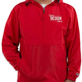 Champion Packable Half Zip Windbreaker Jacket - Color: Scarlet