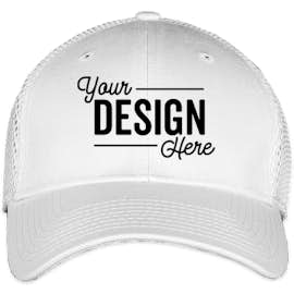 New Era 39THIRTY Stretch Fit Mesh Hat - Color: White