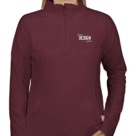 Sport-Tek Women's Performance Half Zip Pullover - Color: Maroon
