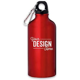 17 oz. Shorty Aluminum Water Bottle - Color: Red